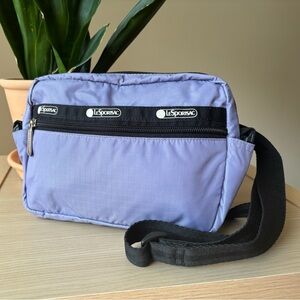 LeSportsac convertible belt bag/crossbody purple